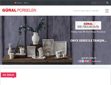Tablet Screenshot of guralporselen.com.tr
